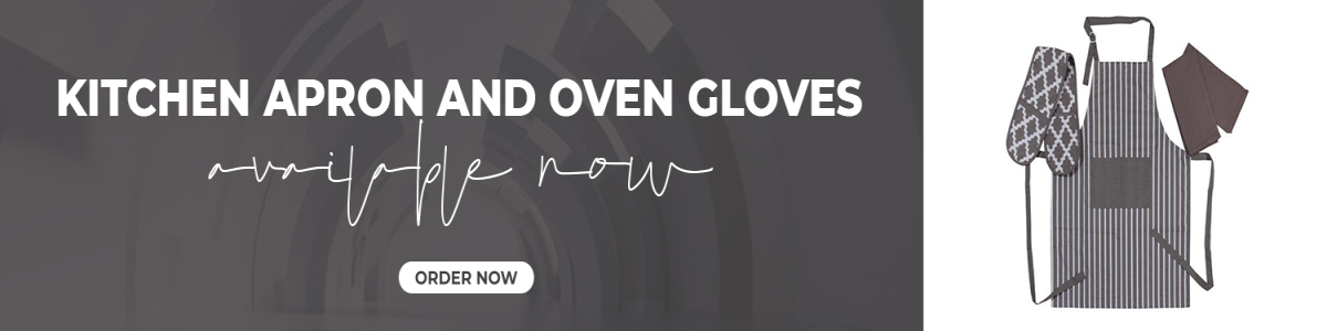 Kitchen apron and oven gloves's' image